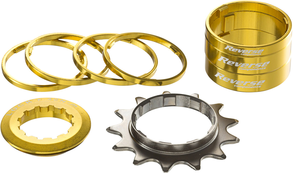 Single Speed Kit 13T Reverse Components Gold