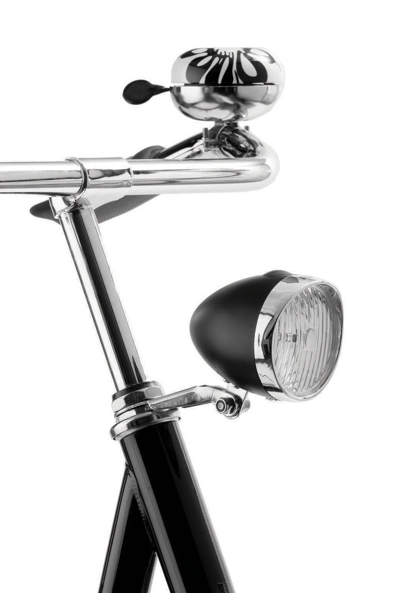 Bike LED battery headlight AXA Classic Bat. black