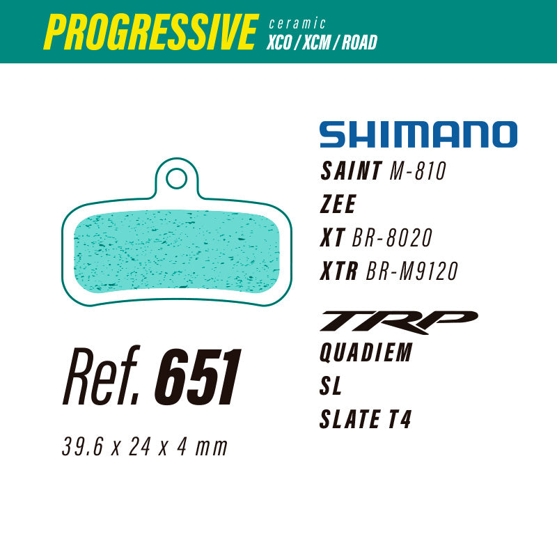 Bike Brake Pads Less Brakes Progressive 651