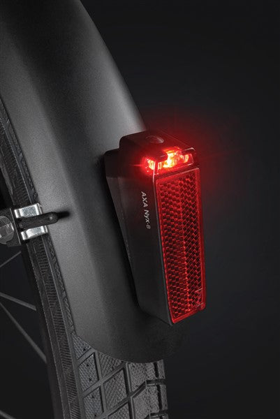 Bike small fender rear light AXA Nyx Battery