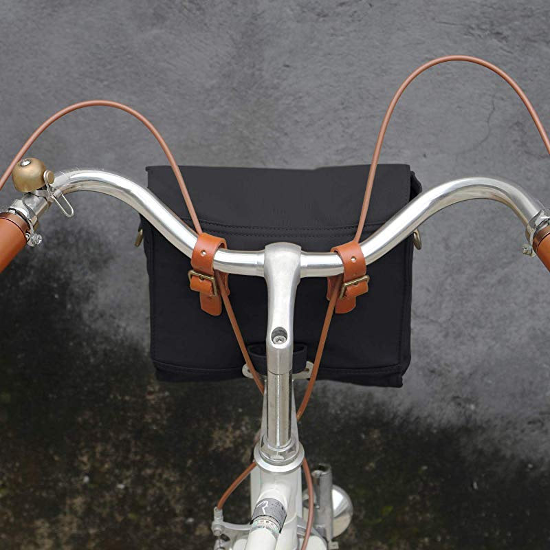 Canvas bike handlebar bag Tourbon